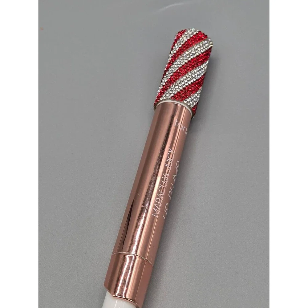 Tarte Maracuja Juicy Lip Plump Gloss Crystal Red Bling Cap